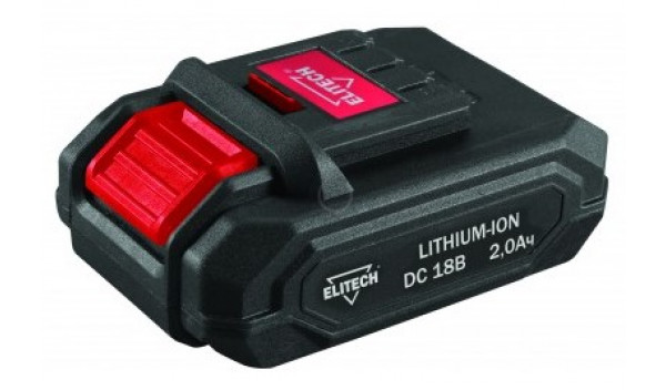 Аккумуляторная батарея ELITECH 18 V 2.0Ач1820.098600