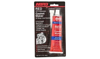 Герметик силиконовый ABRO USA 85гр. красный