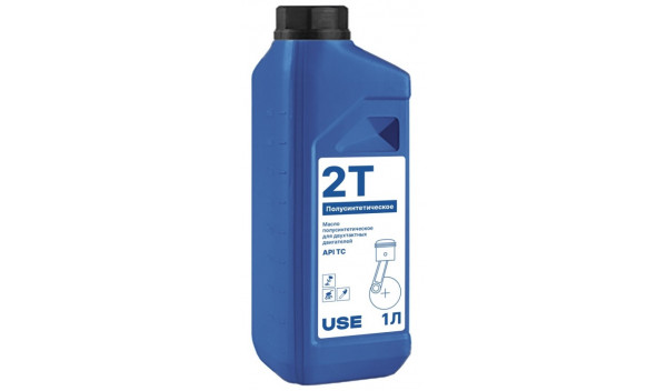 Масло USE 2-х тактное полусинтетика API TC 1 л