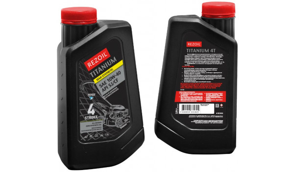 Масло REZOIL TITANIUM SAE10W-40 4-ех тактное 0,946мл.