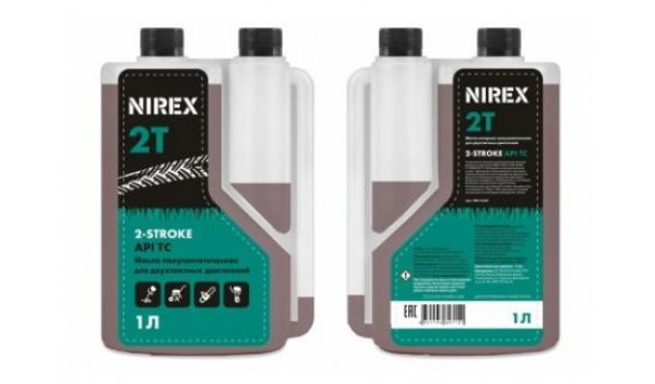 Масло NIREX 2-ух тактное с дозатором (полусинтетика) 1л.
