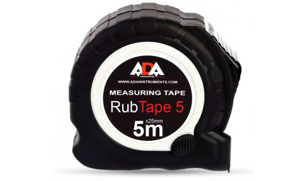 Рулетка ударопрочная ADA RubTape 5 с полимерным покрытием ленты 5м